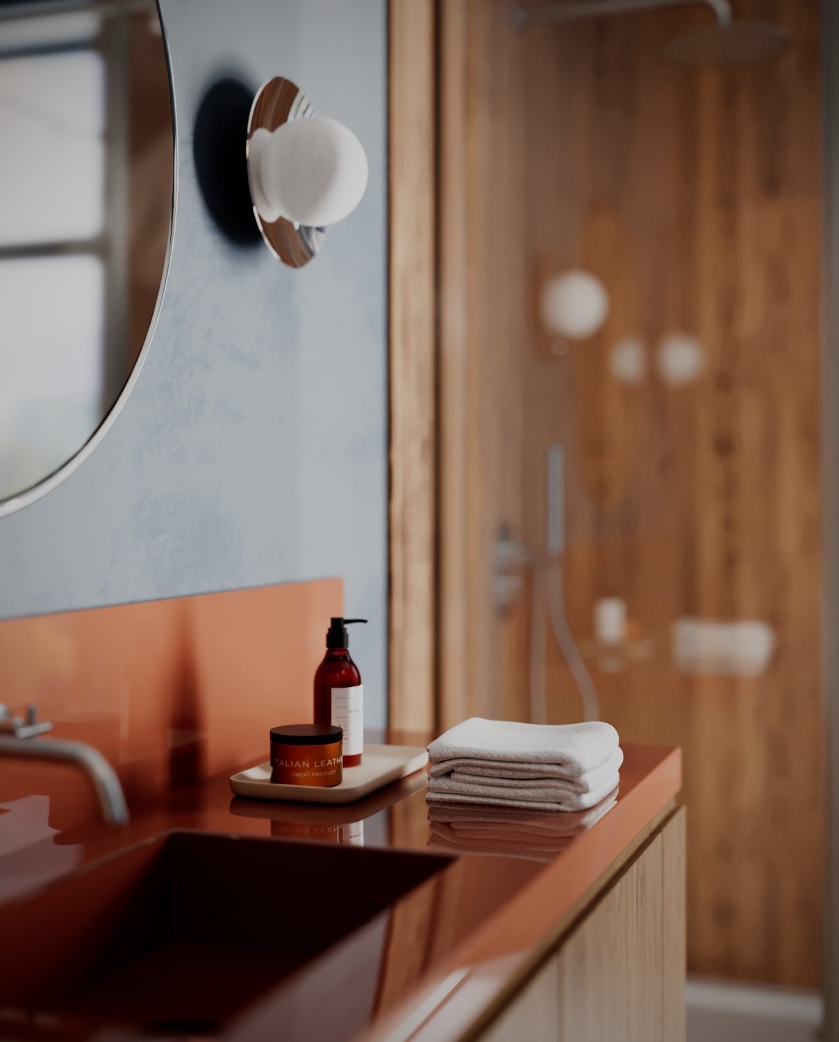 Contemporary Bathroom — material and detail study